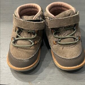 Stride Rite Brown and Tan Baby Walkers